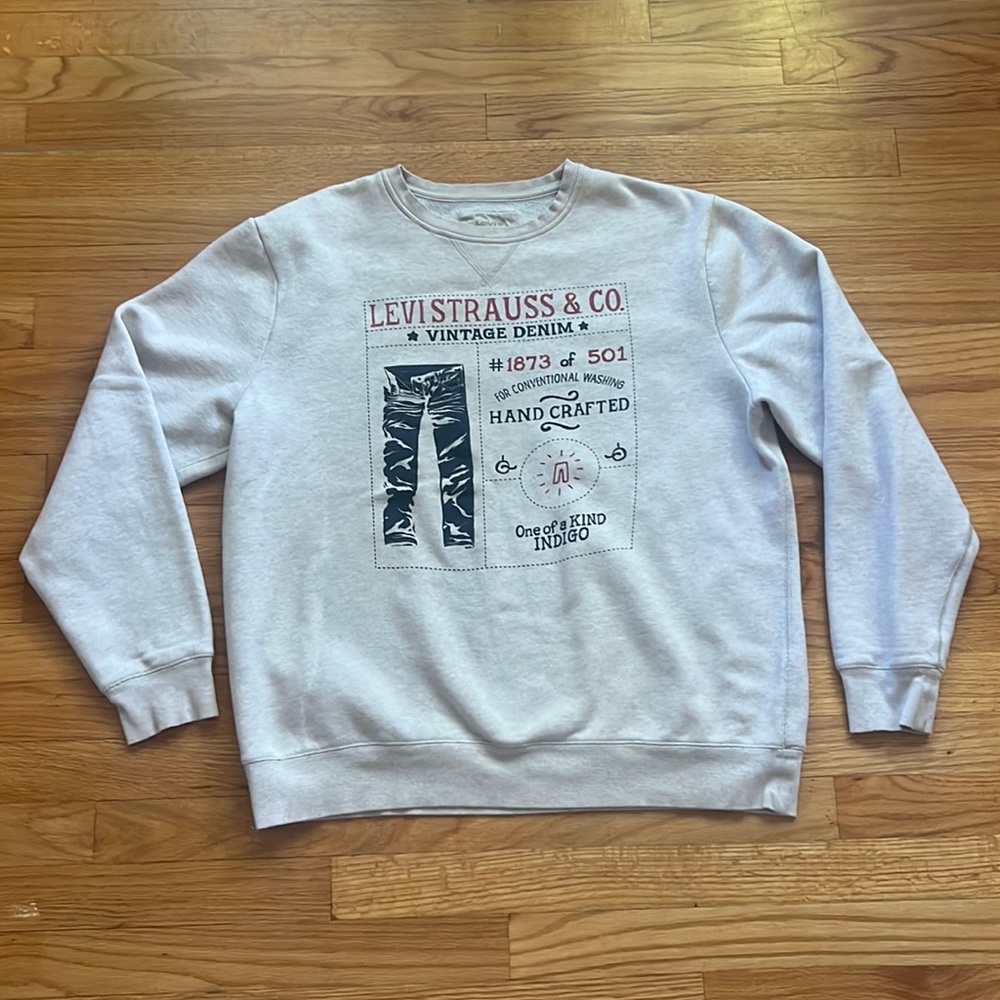 Levi Strauss & Co. Vintage Denim Sweatshirt Size L